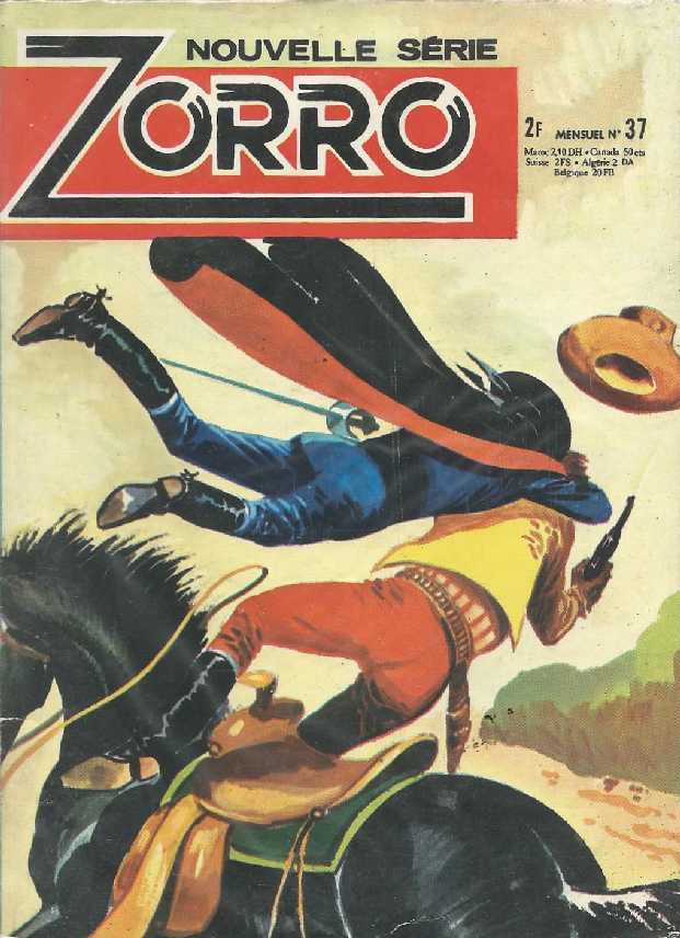 Scan de la Couverture Zorro SFPI Poche n 37